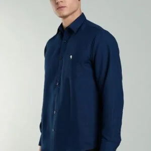 LS 001 ||NAVY|| Full Sleeve Shirt