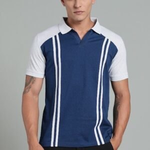 PR3 SS 004 ||BLUE||100% Cotton Polo T-Shirt