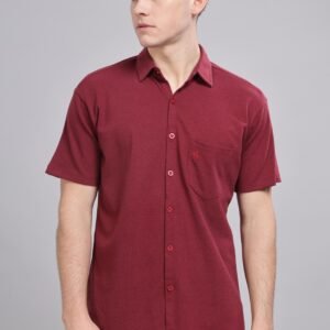 PR3-003||Maroon|| Half Sleeve Shirt