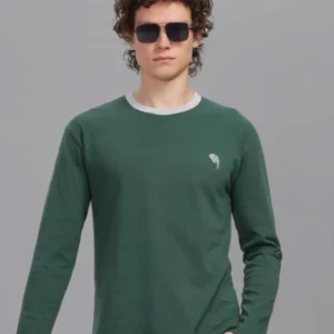RFS002 ||GREEN || Full Sleeve Round Neck T-Shirt