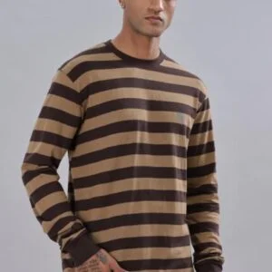 RFS007 ||Brown Biscuit || Full Sleeve Round Neck T-Shirt