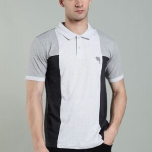 PR3 SS 007||Charcoal||100% Cotton Polo T-Shirt
