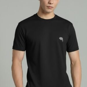 RHSO1A || BLACK|| Round Neck Half Sleeve