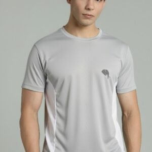 RHSO1A ||SILVERGREY|| Round Neck Half Sleeve