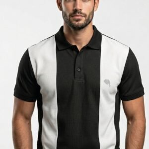 PR3 SS 007A ||BLACK||100% Cotton Polo T-Shirt