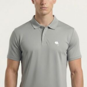 PR3 SS 007B ||LITE GREY||100% Cotton Polo T-Shirt