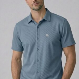 TS 001 ||ICE BLUE|| Half Sleeve Shirt