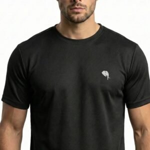 RHSOO3 || BLACK|| Round Neck Half Sleeve