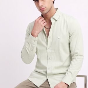 LS005||SOLID CARMEL|| Full Sleeve Shirts || 100% Cotton