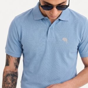 PR3 SS 008-B ||SKYBLUE||100% Cotton Polo T-Shirt
